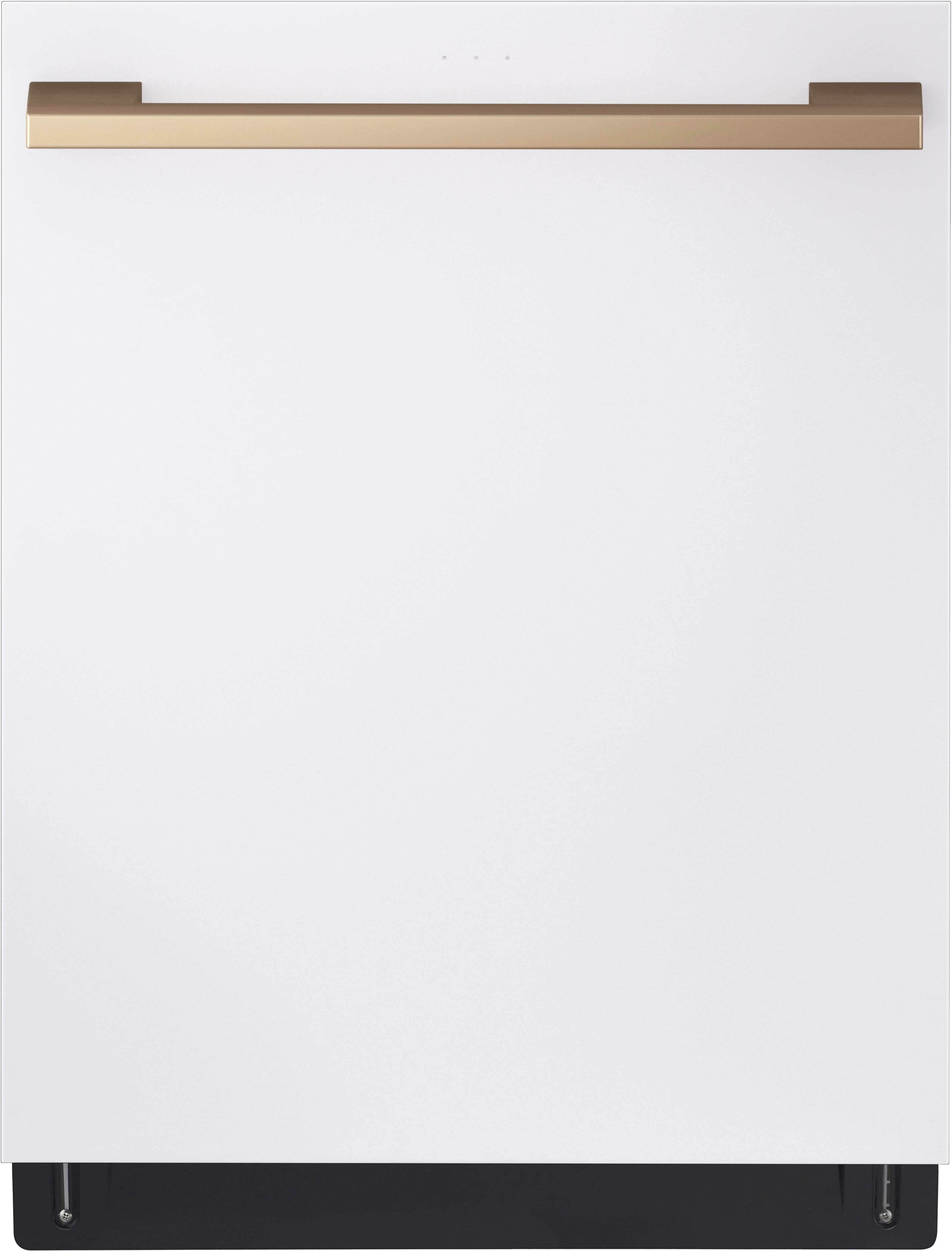 Front. LG - STUDIO 24" Top Control Smart Built-In Stainless Steel Tub Dishwasher with 3rd Rack, QuadWash Pro, and 40dBA - Essence White.