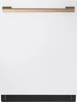 LG - STUDIO 24" Top Control Smart Built-In Stainless Steel Tub Dishwasher with 3rd Rack, QuadWash Pro, and 40dBA - Essence White