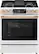 Front. LG - STUDIO 6.3 Cu. Ft. Slide-In Gas True Convection Range with EasyClean and Sous Vide - Essence White.