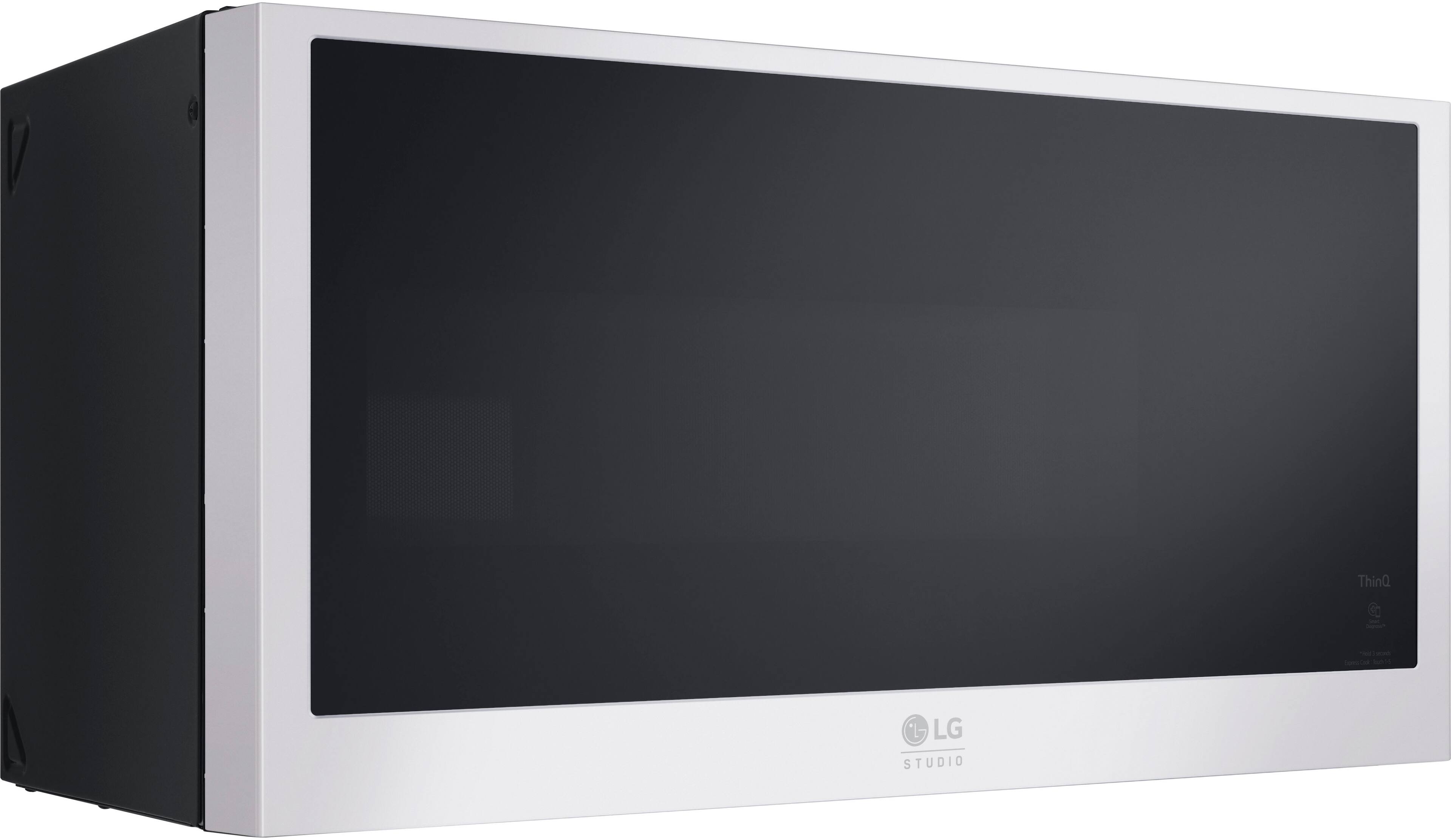 Alt View 15. LG - STUDIO 1.7 Cu. Ft. Convection Over-the-Range Microwave with Sensor Cooking and Air Fry - Essence White.