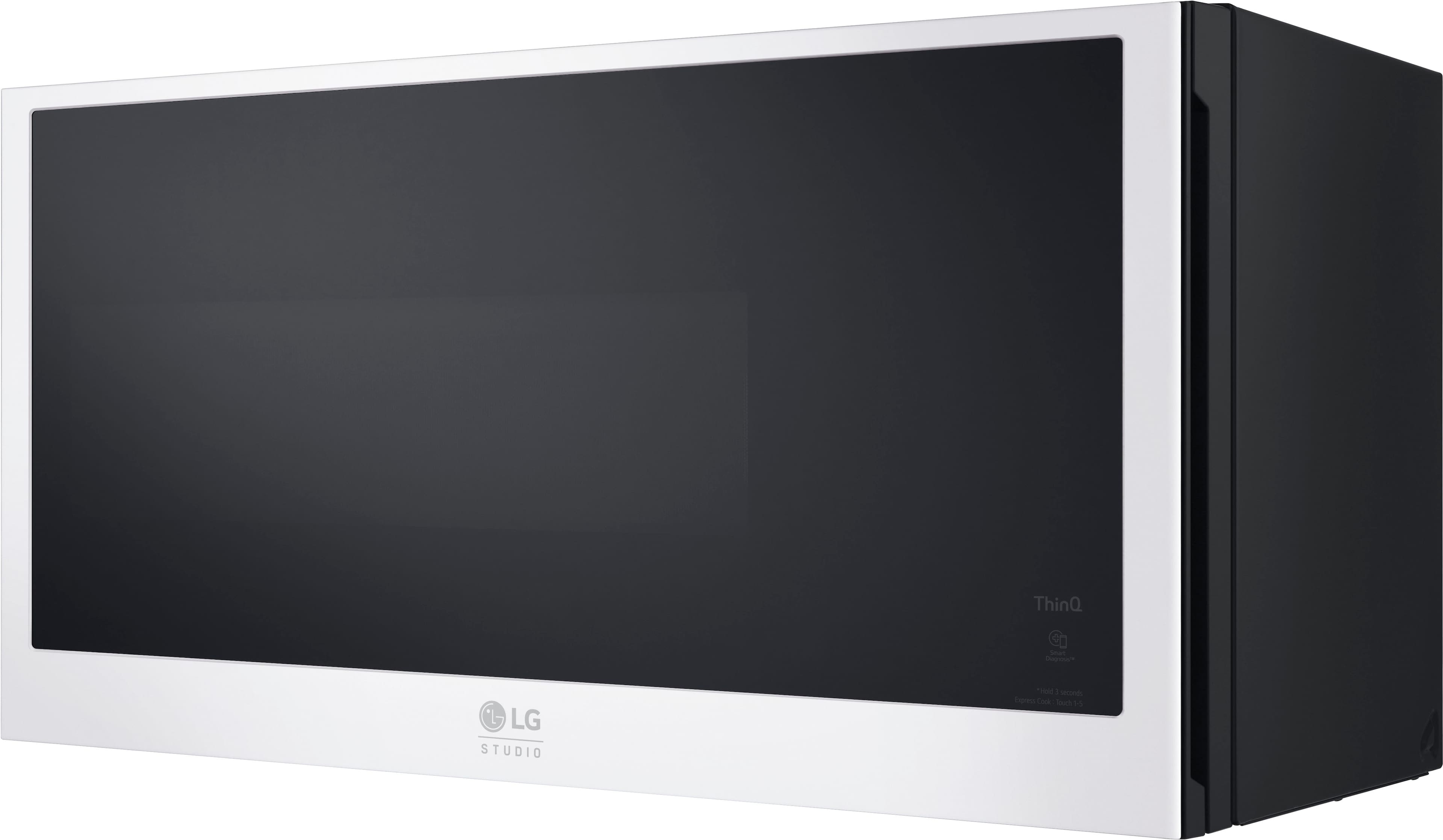 Alt View 16. LG - STUDIO 1.7 Cu. Ft. Convection Over-the-Range Microwave with Sensor Cooking and Air Fry - Essence White.