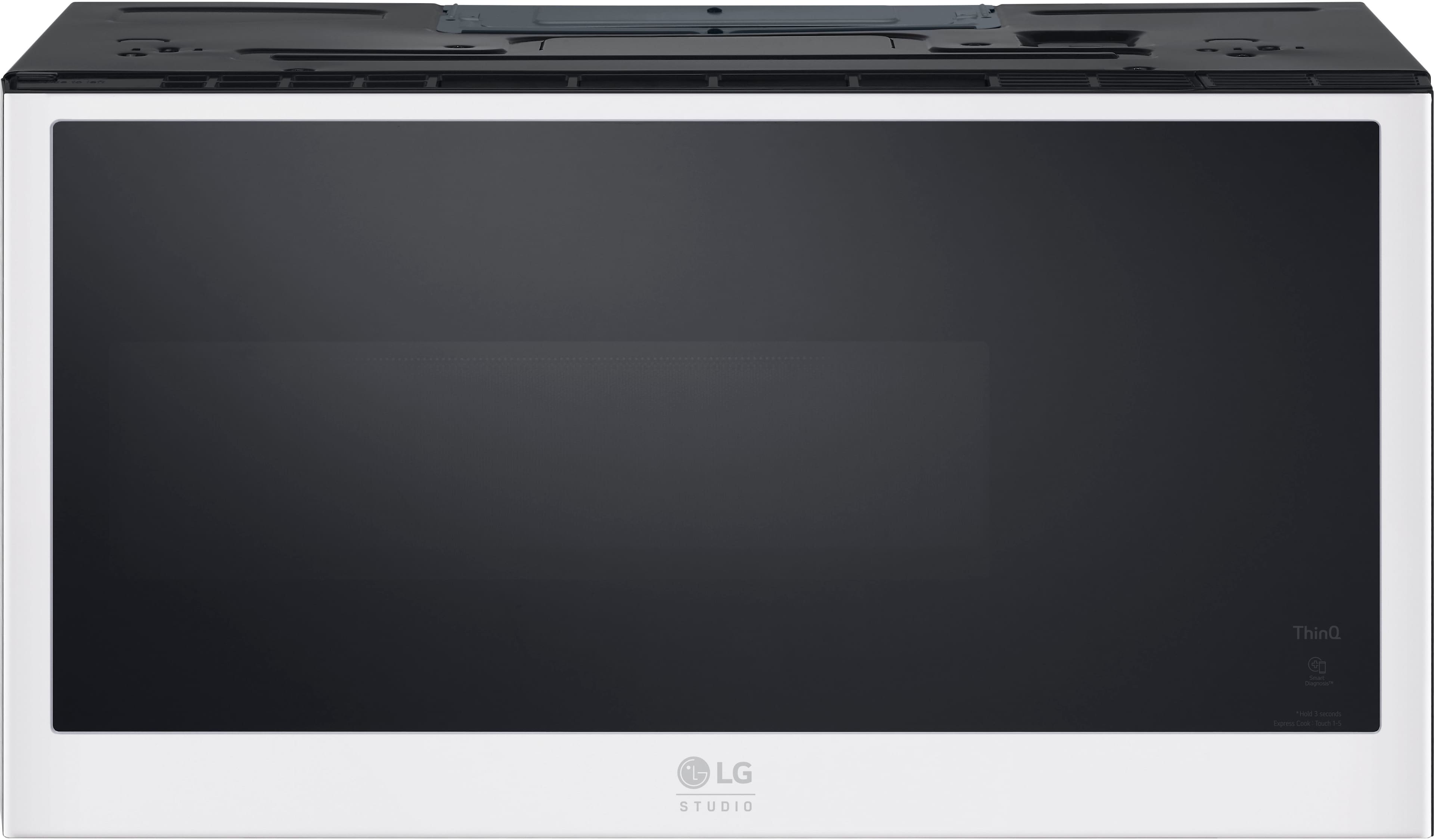 Alt View 1. LG - STUDIO 1.7 Cu. Ft. Convection Over-the-Range Microwave with Sensor Cooking and Air Fry - Essence White.