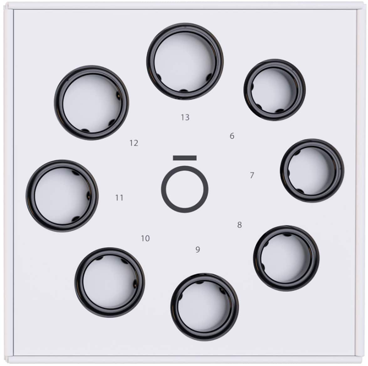 Oura Ring Sizing Kit Includes Measurements 6 - 13 for sale online