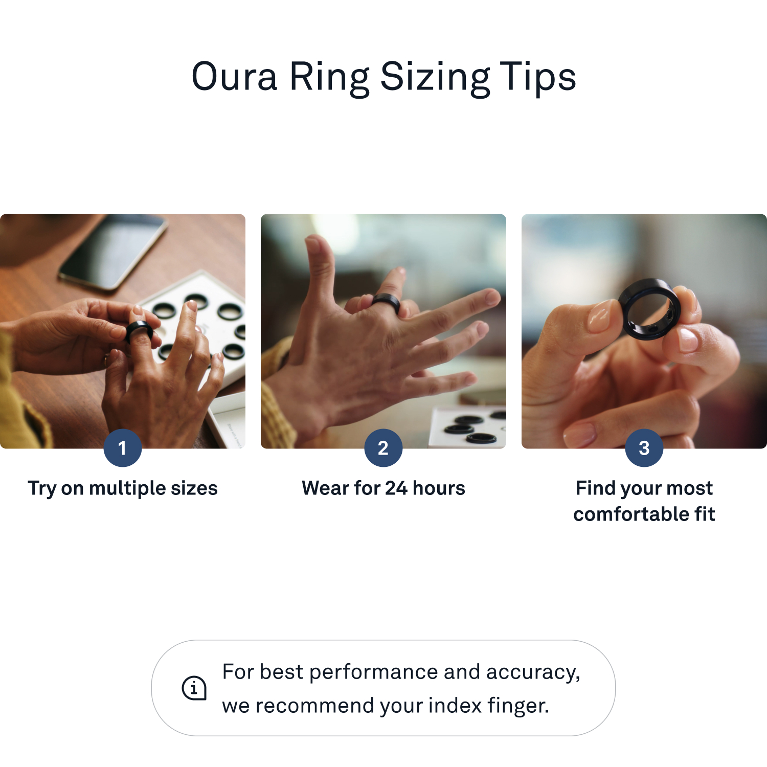 Oura Ring Gen3 Sizing Kit Size Before You Buy The Oura Ring Gen3 