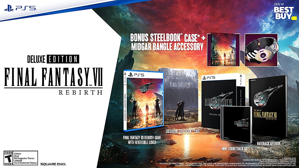 Final Fantasy 7 Rebirth Preorders - Exclusive Bonuses Available At   And Best Buy - GameSpot