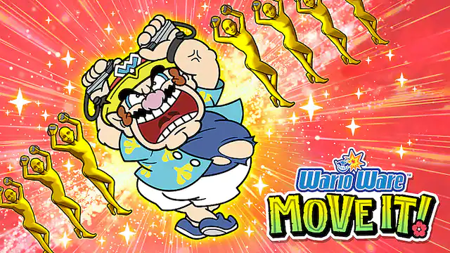 Front. Nintendo - WarioWare: Move It!. - E10+ (Everyone 10+)