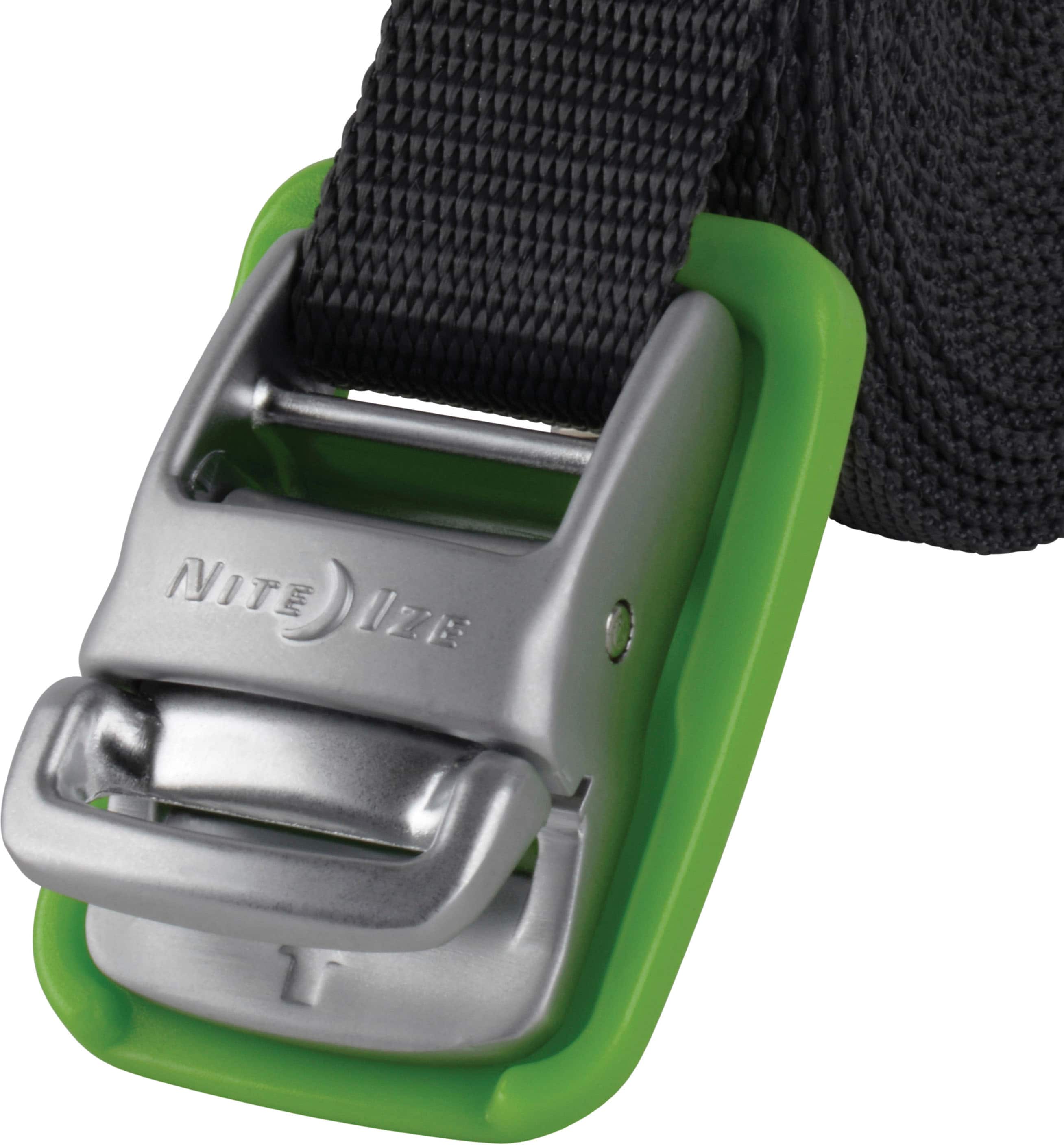 Nite Ize CamJam Tie Down Strap 18 ft. 2 Pack Charcoal/Lime CJWR18-09 ...