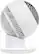 Angle. WOOZOO - Compact Globe Oscillating Fan w/ Remote - 5 Speed - White.