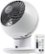 Front Zoom. WOOZOO - Compact Globe Oscillating Fan w/ Remote - 5 Speed - White.