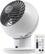 Front. WOOZOO - Compact Globe Oscillating Fan w/ Remote - 5 Speed - White.