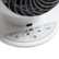 Left Zoom. WOOZOO - Compact Globe Oscillating Fan w/ Remote - 5 Speed - White.