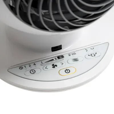 WOOZOO - Compact Globe Oscillating Fan w/ Remote - 5 Speed - White