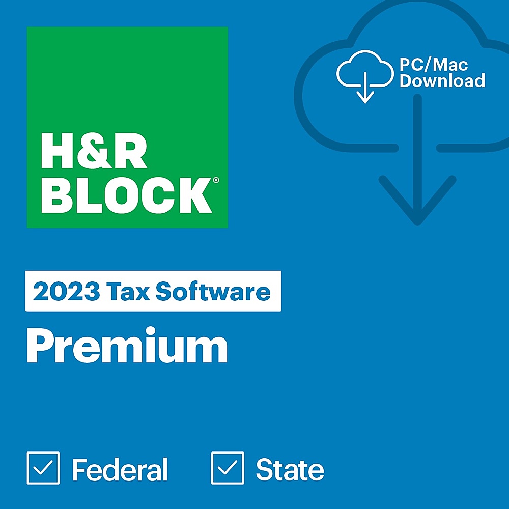  TurboTax Premier 2023 Tax Software, Federal & State Tax Return  [ Exclusive] [PC/MAC Disc] : Software
