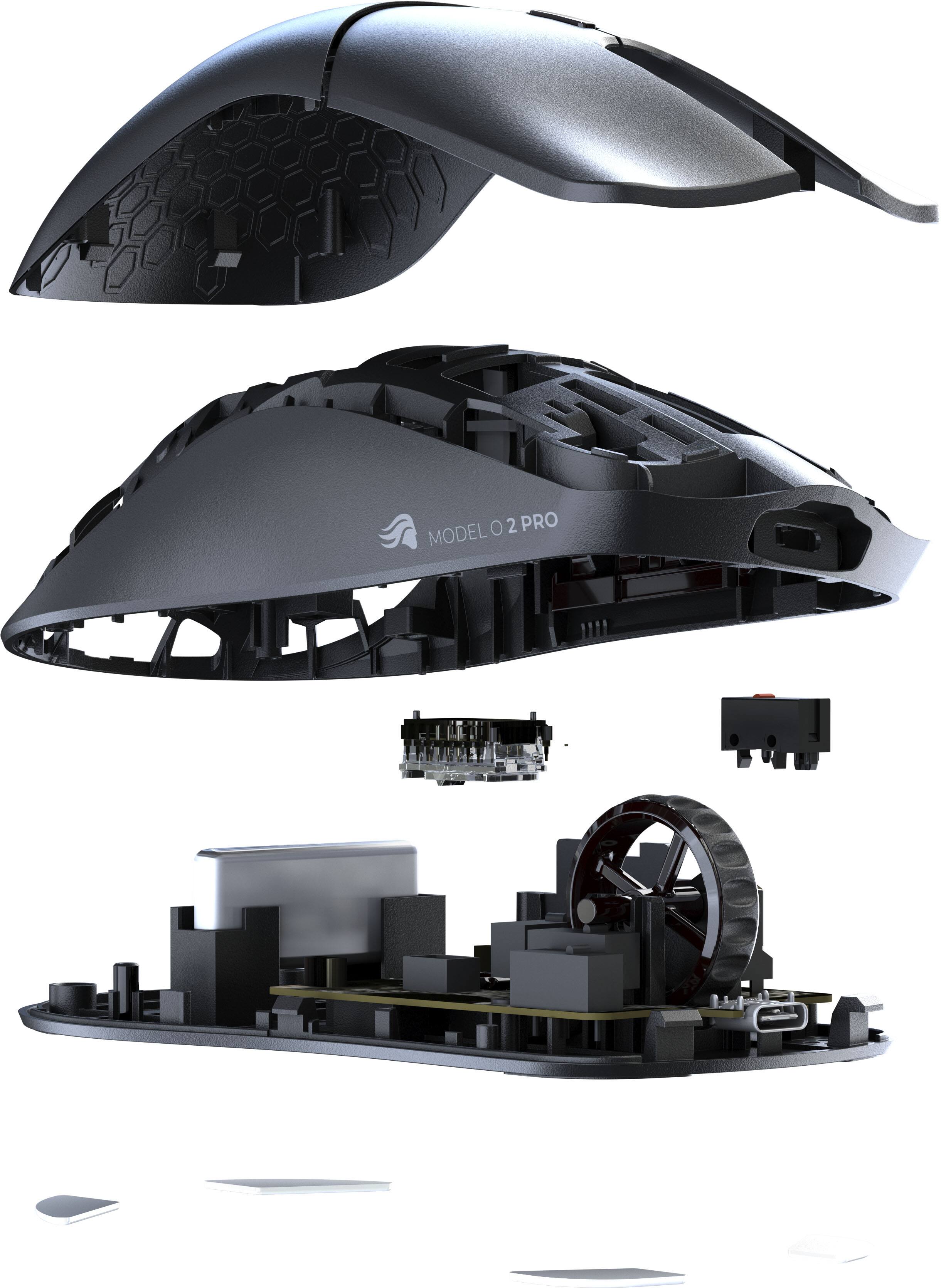 Alt View 17. Glorious - Glorious Model O 2 PRO 4K/8K Hz Edition Lightweight Wireless Gaming Mouse with Optical Switches - Black.