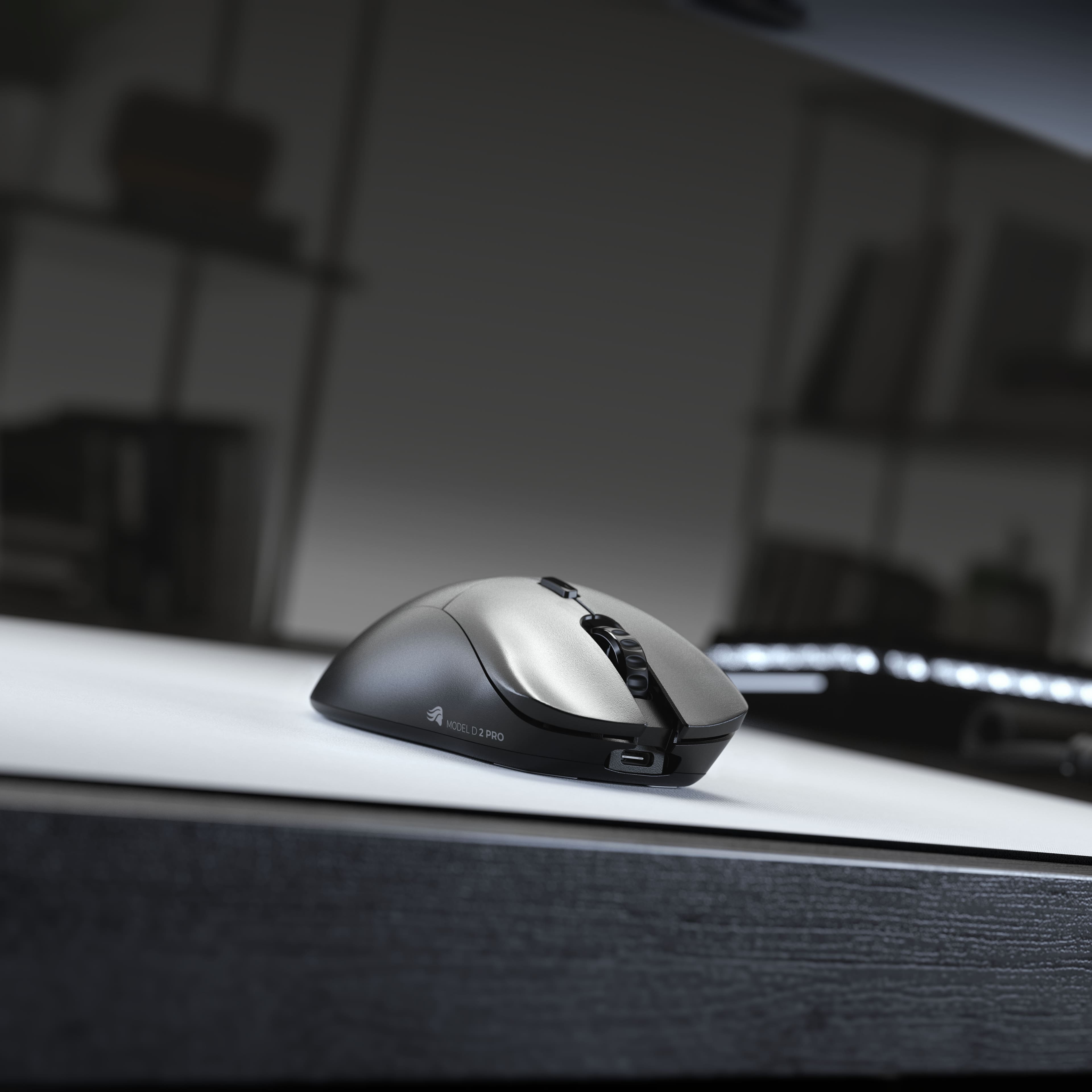 Alt View 13. Glorious - Glorious Model D 2 PRO 4K/8K Hz Edition Lightweight Wireless Gaming Mouse with Optical Switches - Black.