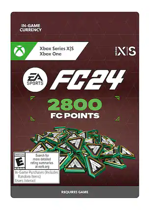 Front. EA Sports - FC 24 -2800 FC POINTS.