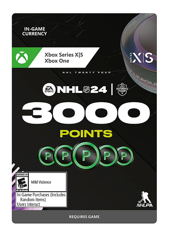 Front. Electronic Arts - NHL 24 - 3000 NHL POINTS.