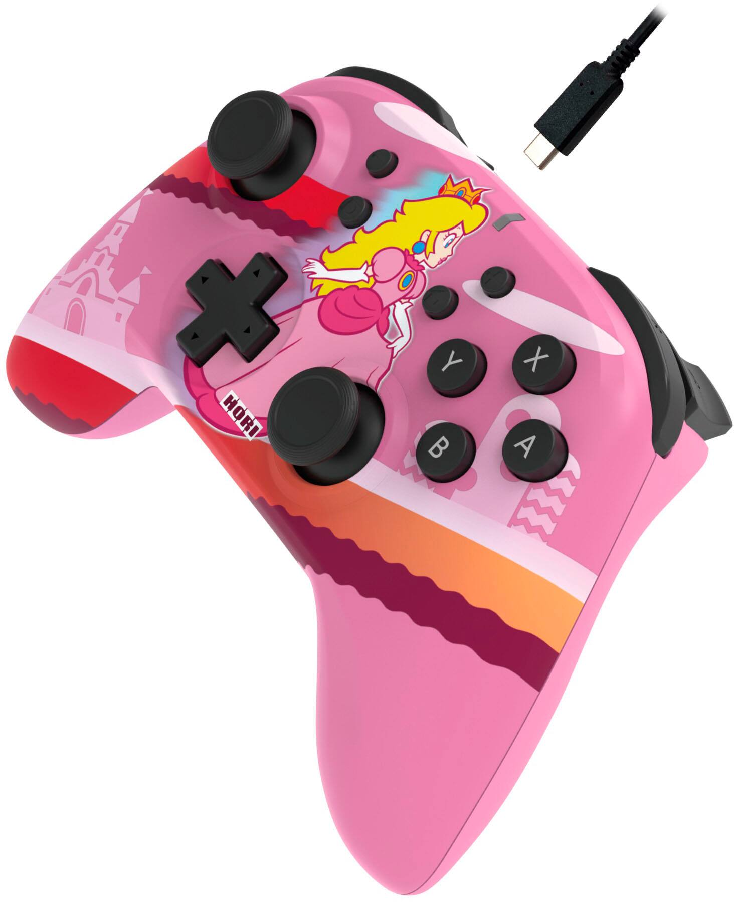 Angle. Hori - Wireless HORIPAD for Nintendo Switch - Peach.