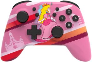 Hori - HORIPAD (Peach) Wireless for Nintendo Switch - Pink - Front_Zoom