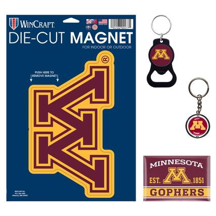 WINCRAFT
DIE-CUT MAGNET
FOR INDOOR OR OUTDOOR
PUSH HERE TO REMOVE MAGNET
MINNESOTA
EST. 1851
GOPHERS
WinCraft Inc.
P.O. Box 888
Winona, MN 55987
94166 00477