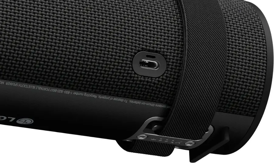 MO SPEAKER BLUETOOTH PORTABLE 822-8837 1-800- number Recycling property, of dispose To batteries. lithium-ion contains luct 7 7 WO4