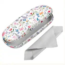 Kitcheniva - Portable Hard Shell Eyeglasses Case Protective Glasses Holder Box Flower Fantasy - Flower Fantacy