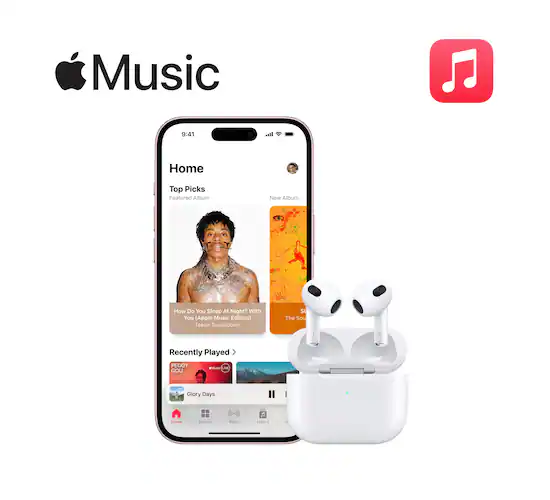 Apple Free Apple Music for up to 3 months new or returning subscribers only Best Buy