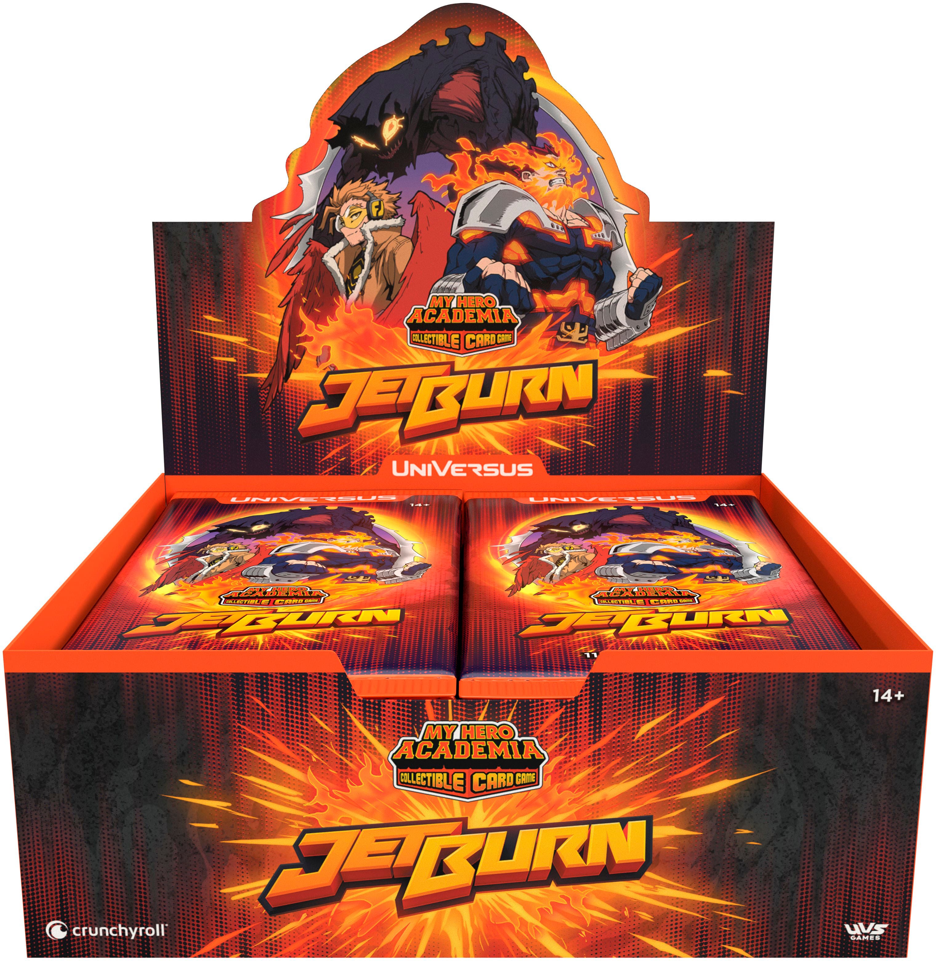 UniVersus My Hero Academia Collectible Card Game Set 6: Jet Burn Booster  Display UVSMHA06-BD - Best Buy