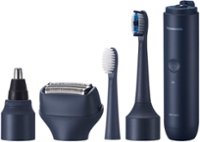 Panasonic - MultiShape Pristine Kit All in 1 Rechargeable Wet/Dry Electric Shaver Kit - Navy - Angle_Zoom