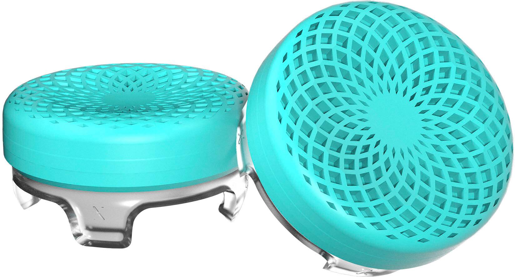 Alt View 11. KontrolFreek - Action Lotus Thumbsticks, PlayStation 5 - Teal/Clear.