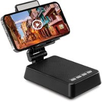 iLive - Wireless Speaker and Phone Holder - Black - Front_Zoom