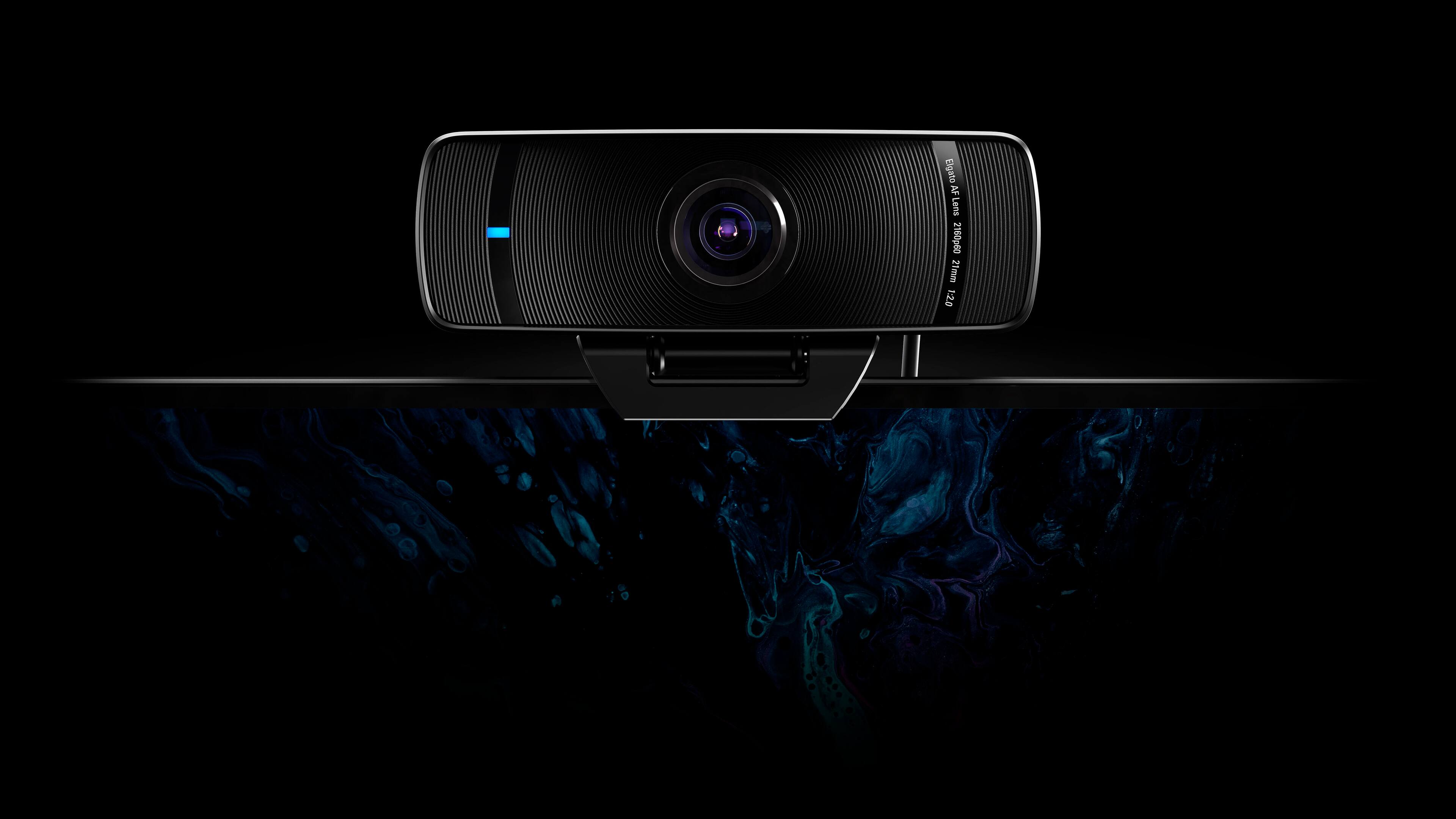 Alt View 12. Elgato - Facecam Pro, True 4K60 Ultra HD Webcam SONY Starvis Sensor for Video Conferencing, Gaming and Streaming - Black.