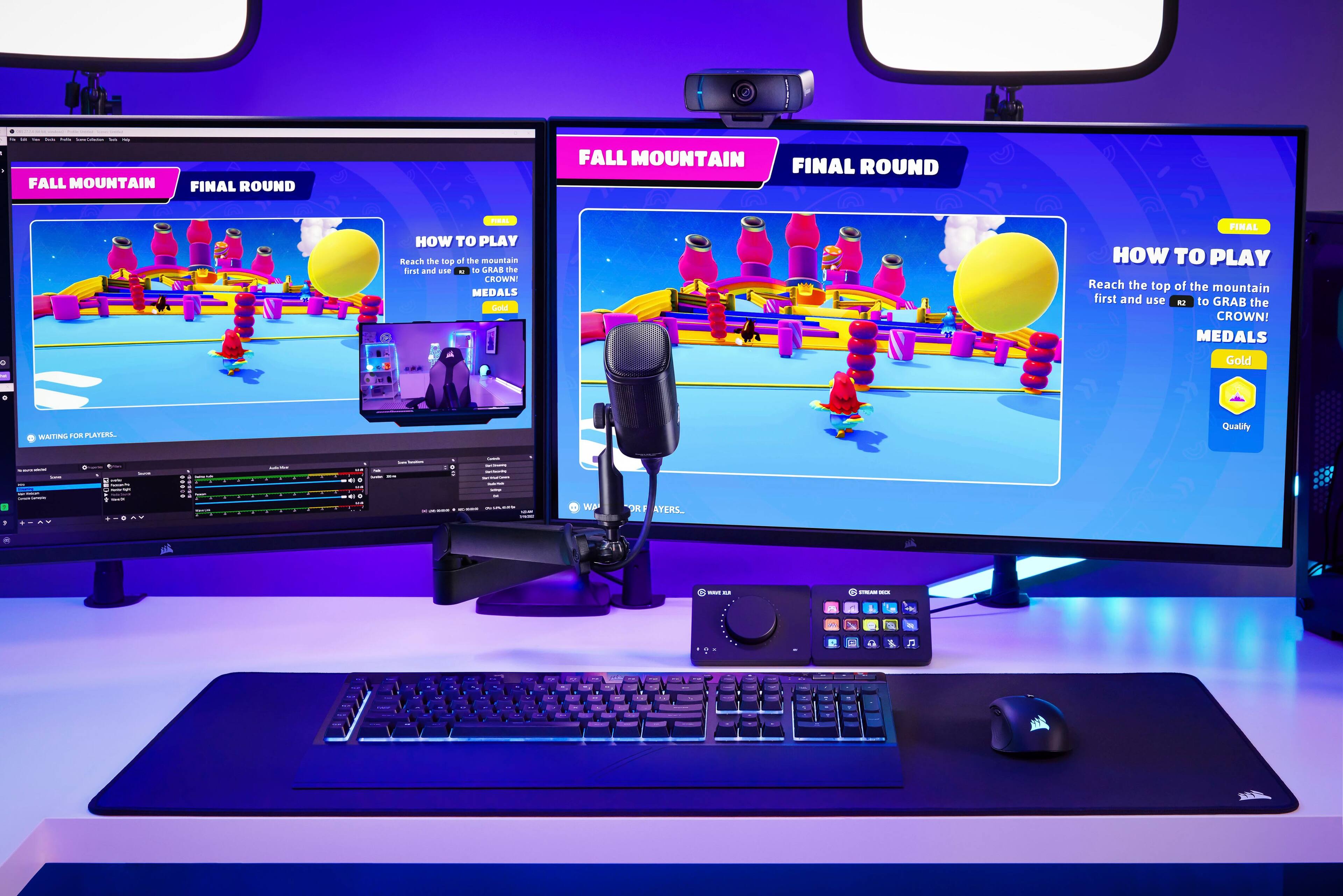 Alt View 16. Elgato - Facecam Pro, True 4K60 Ultra HD Webcam SONY Starvis Sensor for Video Conferencing, Gaming and Streaming - Black.