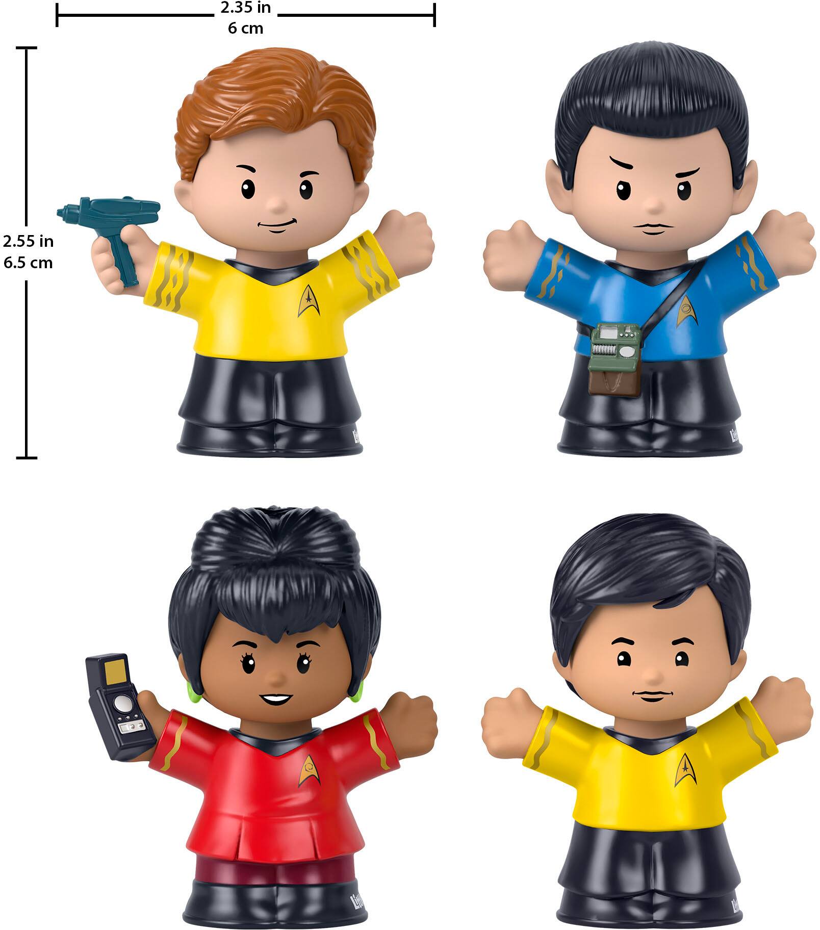 Angle. Little People - Collector Star Trek Figures.