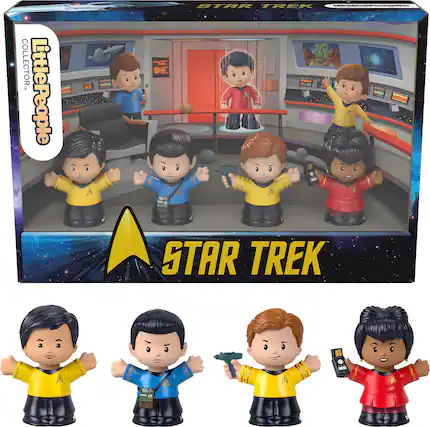 Front. Little People - Collector Star Trek Figures.