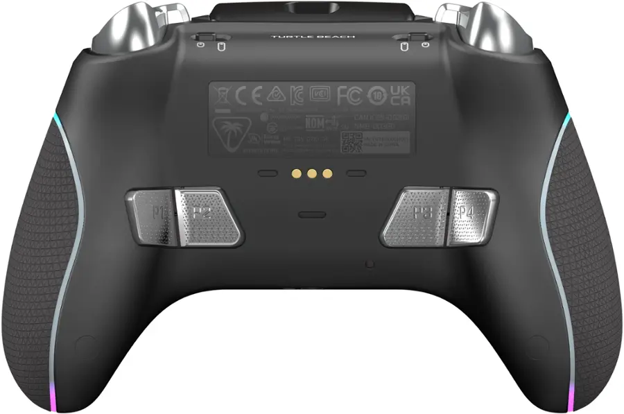 Alt View 14. Turtle Beach - Stealth Ultra Wireless Controller with charge dock, 30-hour battery designed for Xbox Series X|S, Windows PC, Android - Black.