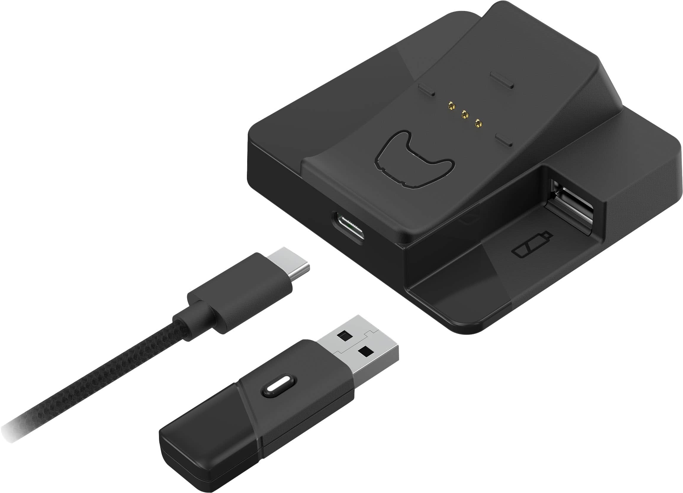 Alt View 16. Turtle Beach - Stealth Ultra Wireless Controller with charge dock, 30-hour battery designed for Xbox Series X|S, Windows PC, Android - Black.