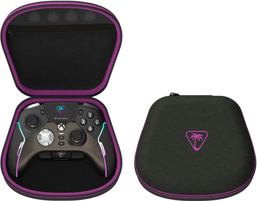 Alt View 19. Turtle Beach - Stealth Ultra Wireless Controller with charge dock, 30-hour battery designed for Xbox Series X|S, Windows PC, Android - Black.
