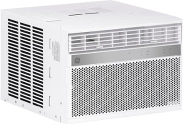 GE - 700 Sq. Ft. 14000 BTU Smart Window Air Conditioner - White - Front_Zoom