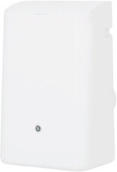 GE - 450 Sq. Ft. 10400 BTU Smart Portable Air Conditioner - White - Front_Zoom