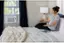 Left. GE - 150 Sq. Ft 5000 BTU Window Air Conditioner - White.