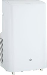 GE - 300 Sq. Ft. 7550 BTU Smart Portable Air Conditioner 10 - White - Front_Zoom