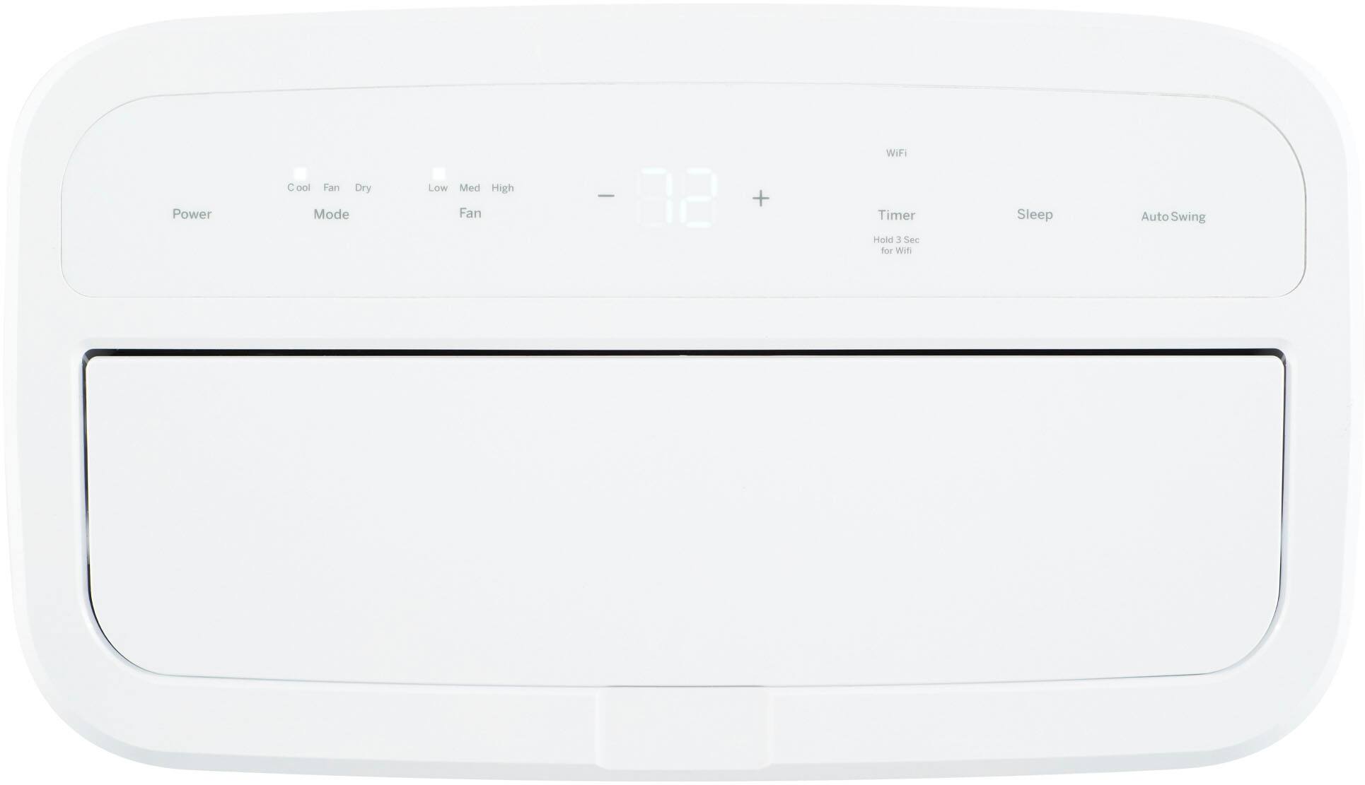 Alt View 21. GE - 300 Sq. Ft. 7,500 BTU Smart Portable Air Conditioner - White.