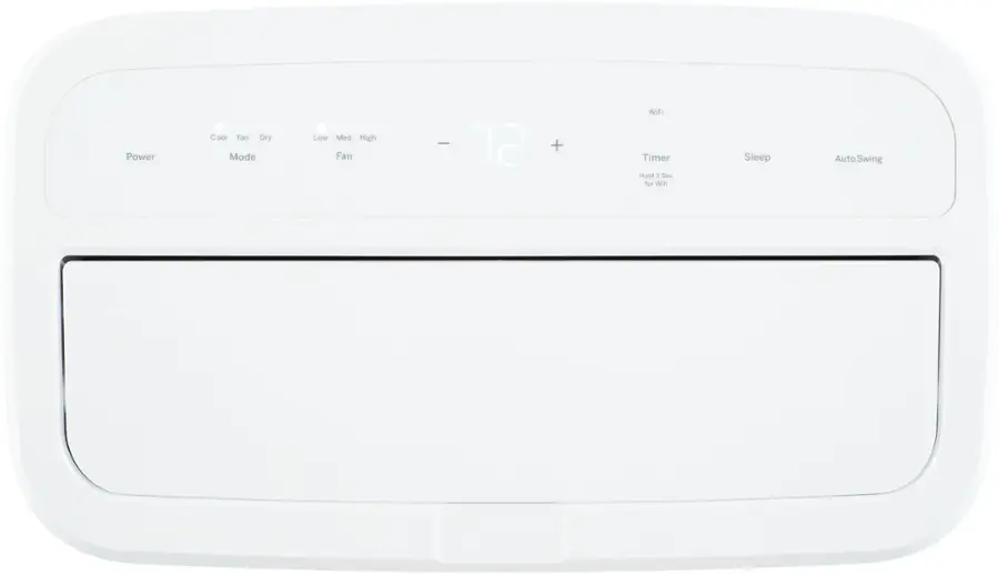 Alt View 21. GE - 350 Sq. Ft. 8,500 BTU Smart Portable Air Conditioner - White.