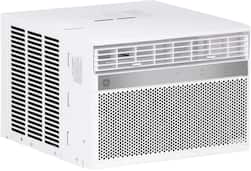 GE - 450 Sq. Ft. 10100 BTU Smart Window Air Conditioner - White - Front_Zoom