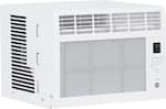 Front. GE - 250 Sq. Ft. 6000 BTU Window Air Conditioner - White.