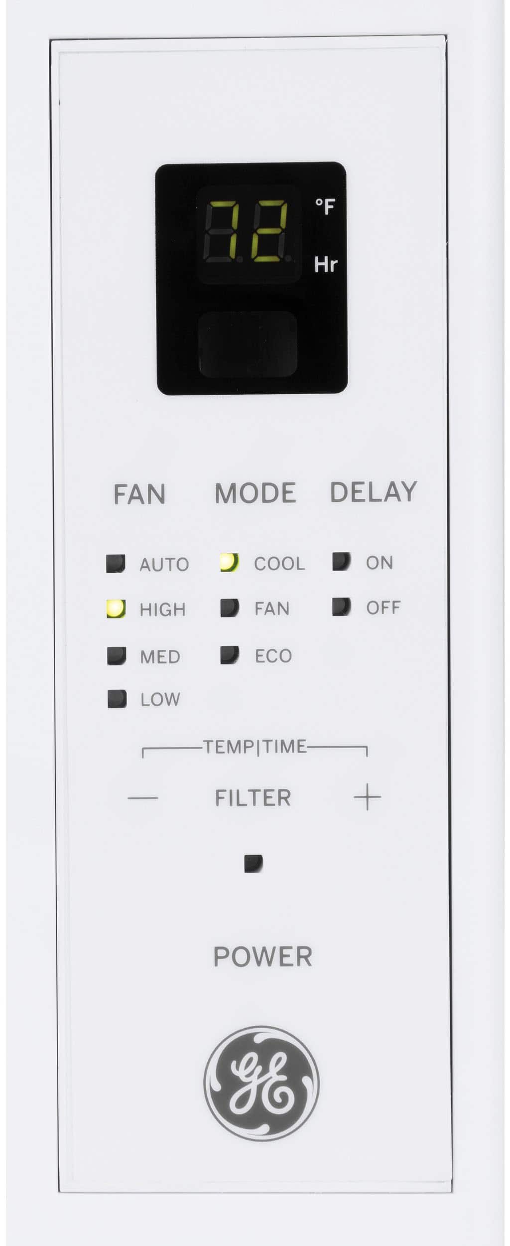 Alt View 20. GE - 250 Sq. Ft. 6000 BTU Window Air Conditioner - White.