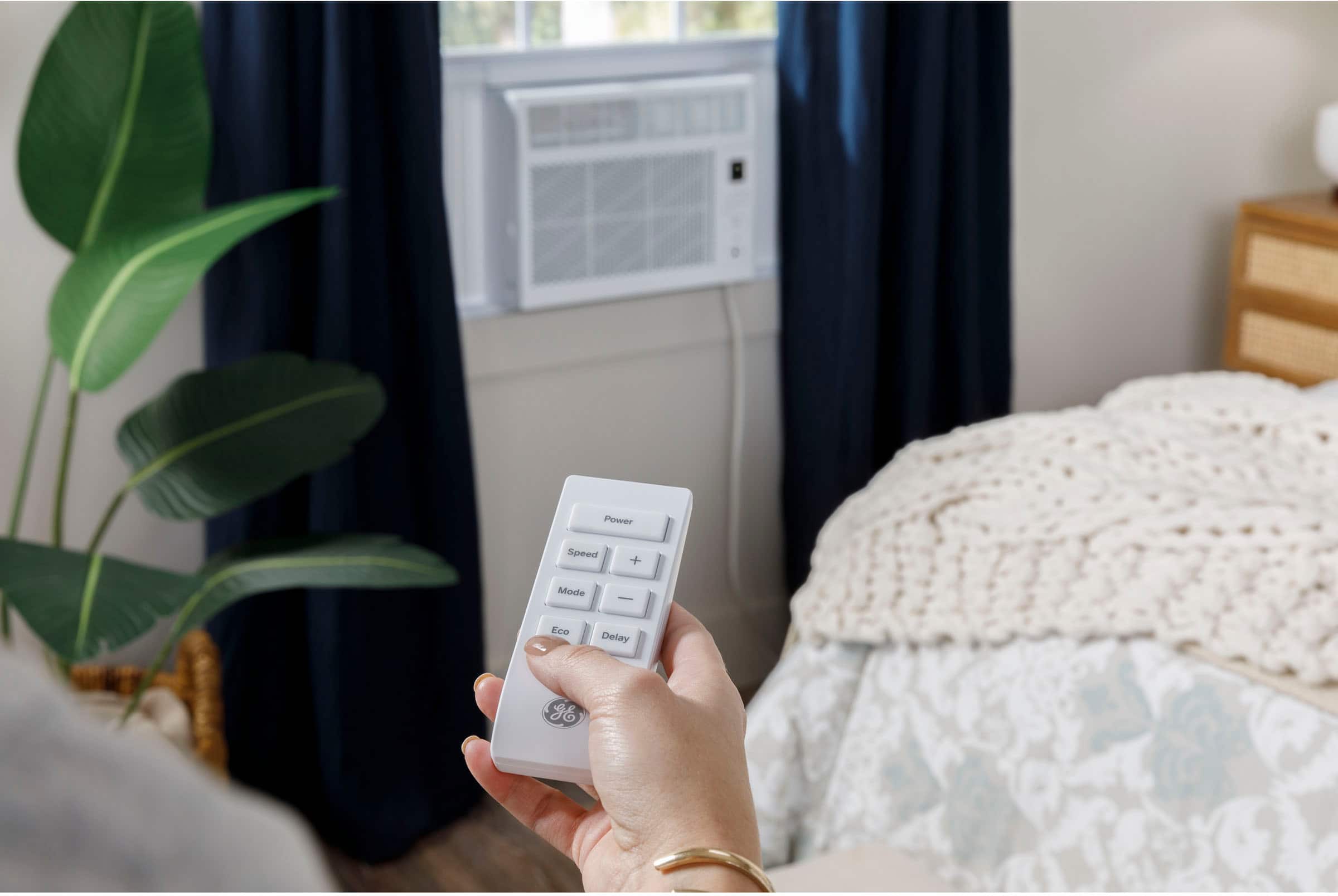 Alt View 12. GE - 250 Sq. Ft. 6000 BTU Window Air Conditioner - White.