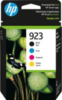 HP - 923 4-Pack Standard Capacity Ink Cartridges - Black/Magenta/Yellow/Cyan - Front_Zoom