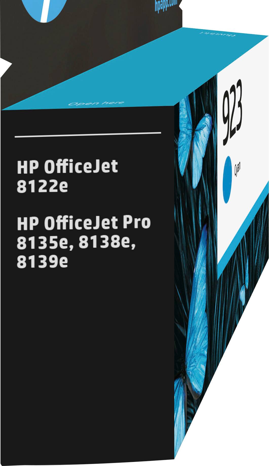 Alt View 1. HP - 923 Standard Capacity Ink Cartridge - Cyan.